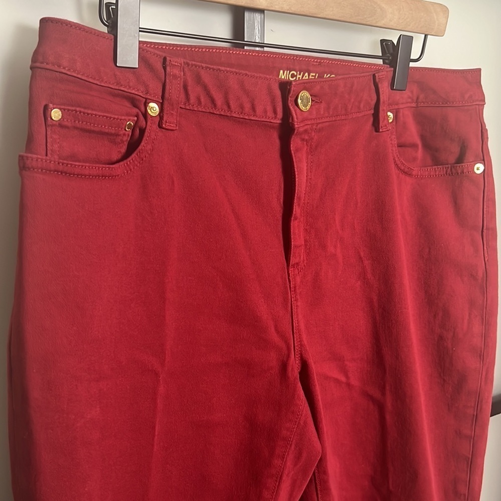 Michael Kors Crimson Red Jeans